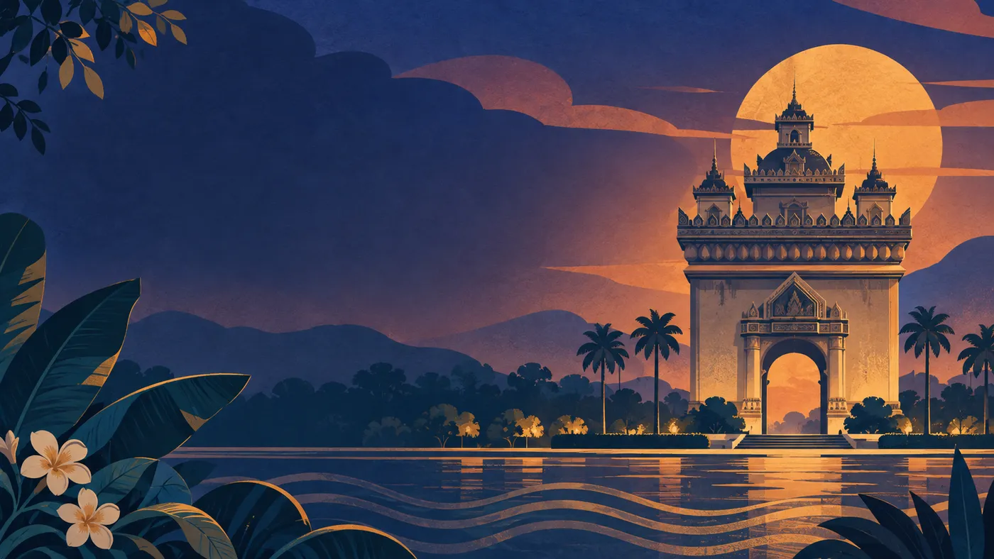 ภาพประกอบการเดินทางในเวียงจันทน์ของ TL Trip